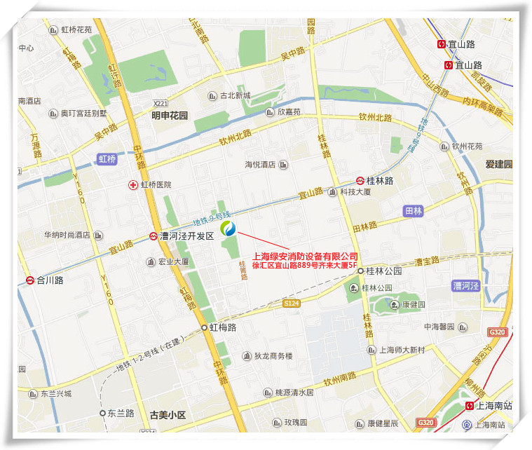 上海绿安消防设备有限公司 地图